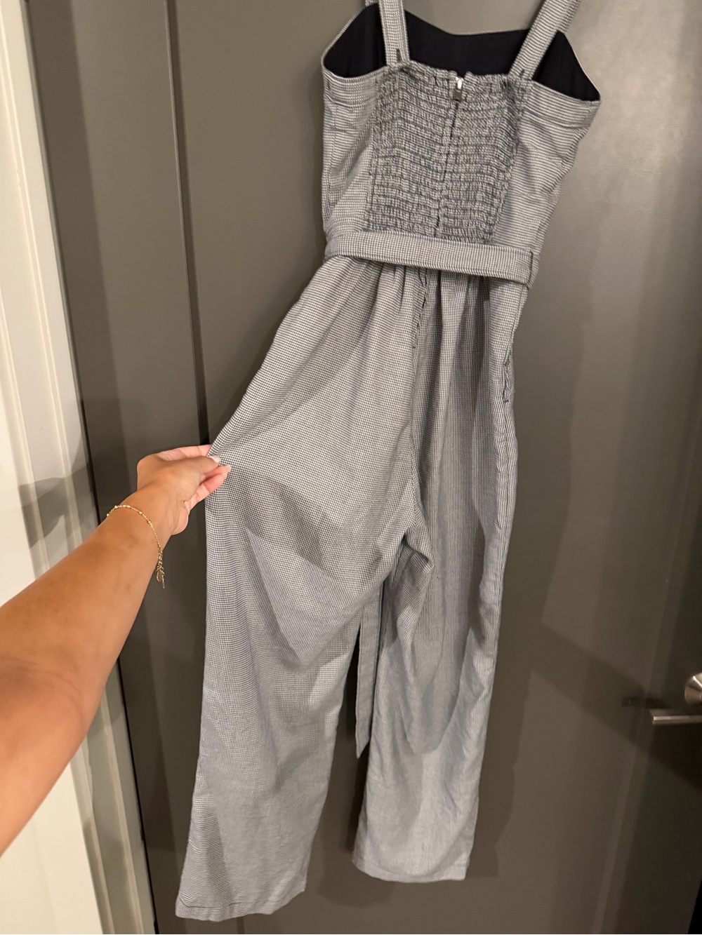 Abercrombie & Fitch Jumpsuit Wide-Leg Jumpsuit with Tie Waist size XS - Picture 5 of 9
